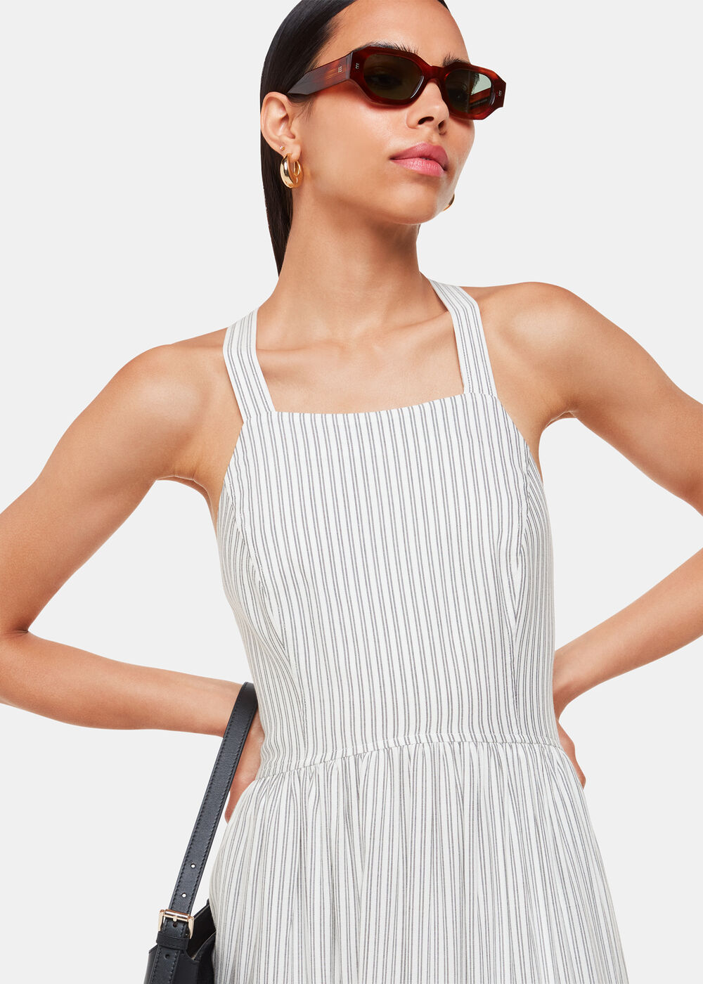 Luna Stripe Midi Dress