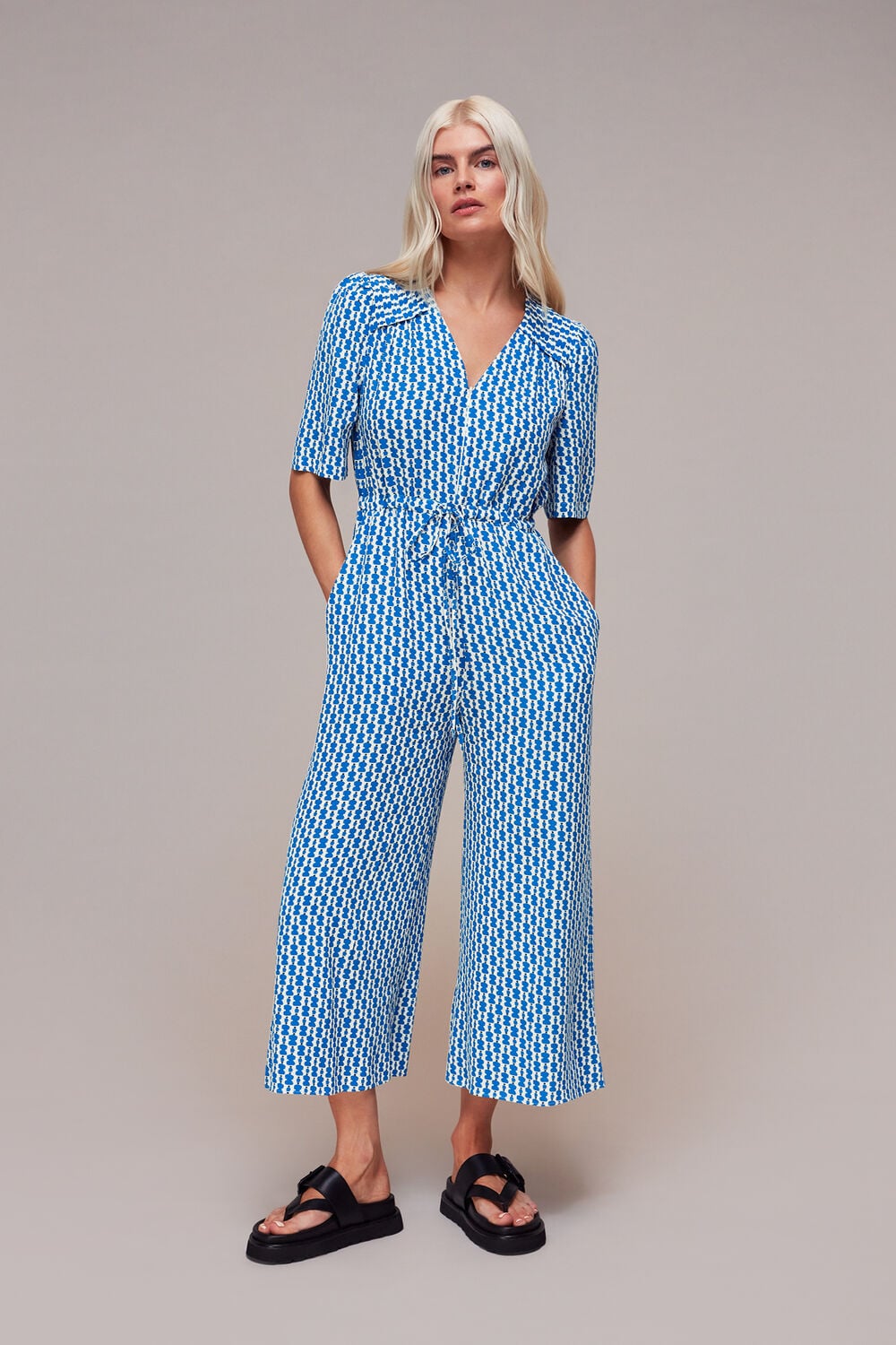 Petite Vertical Stack Jumpsuit