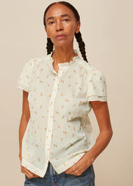 Forget Me Not Voile Blouse