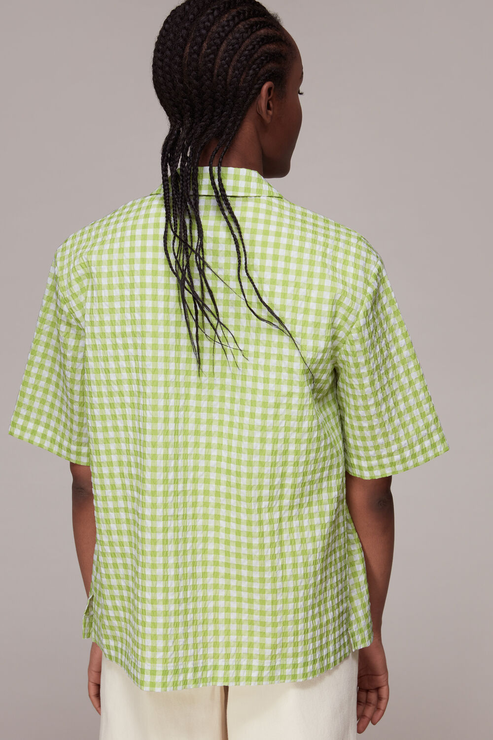 Grace Gingham Bowling Shirt