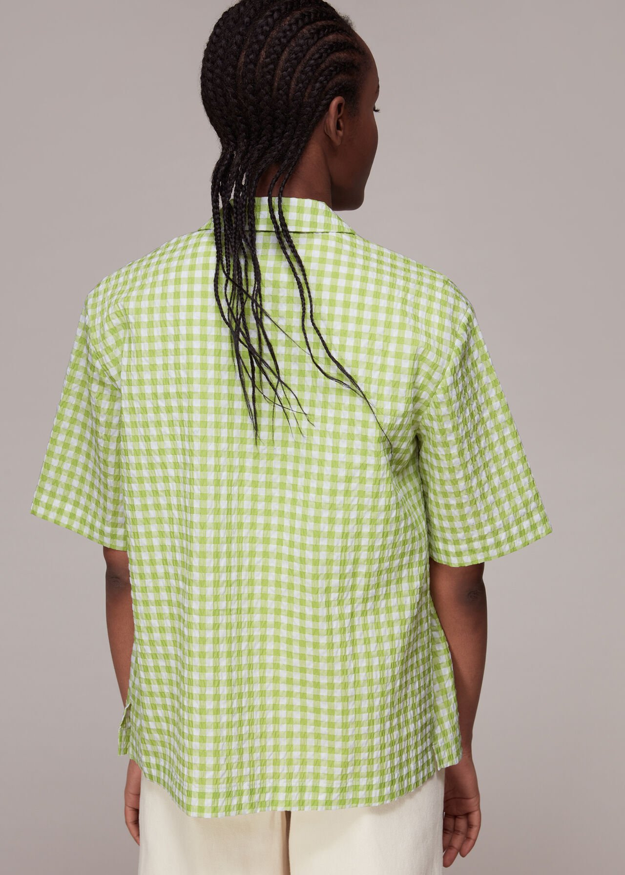 Grace Gingham Bowling Shirt