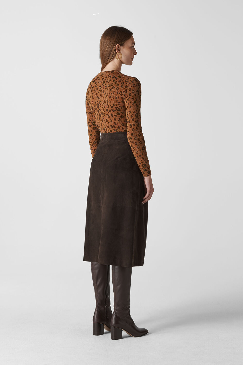Cheetah Printed Sparkle Knit Brown/Multi