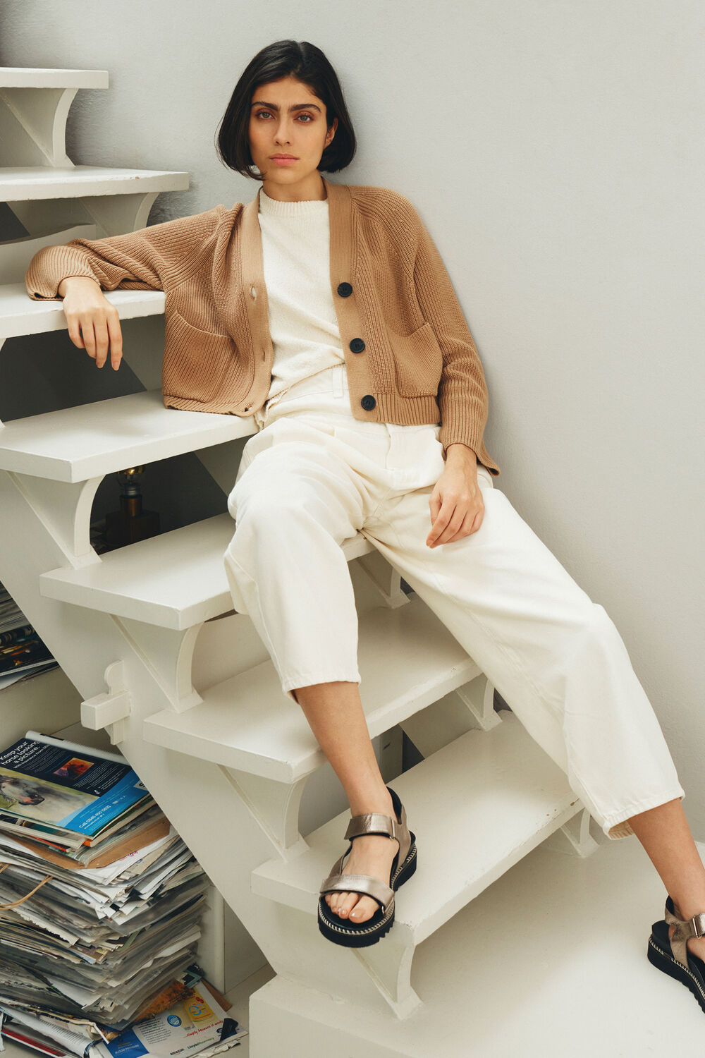 Nora Button Pocket Cardigan