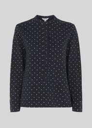 Spot Slub Cotton Jersey Shirt