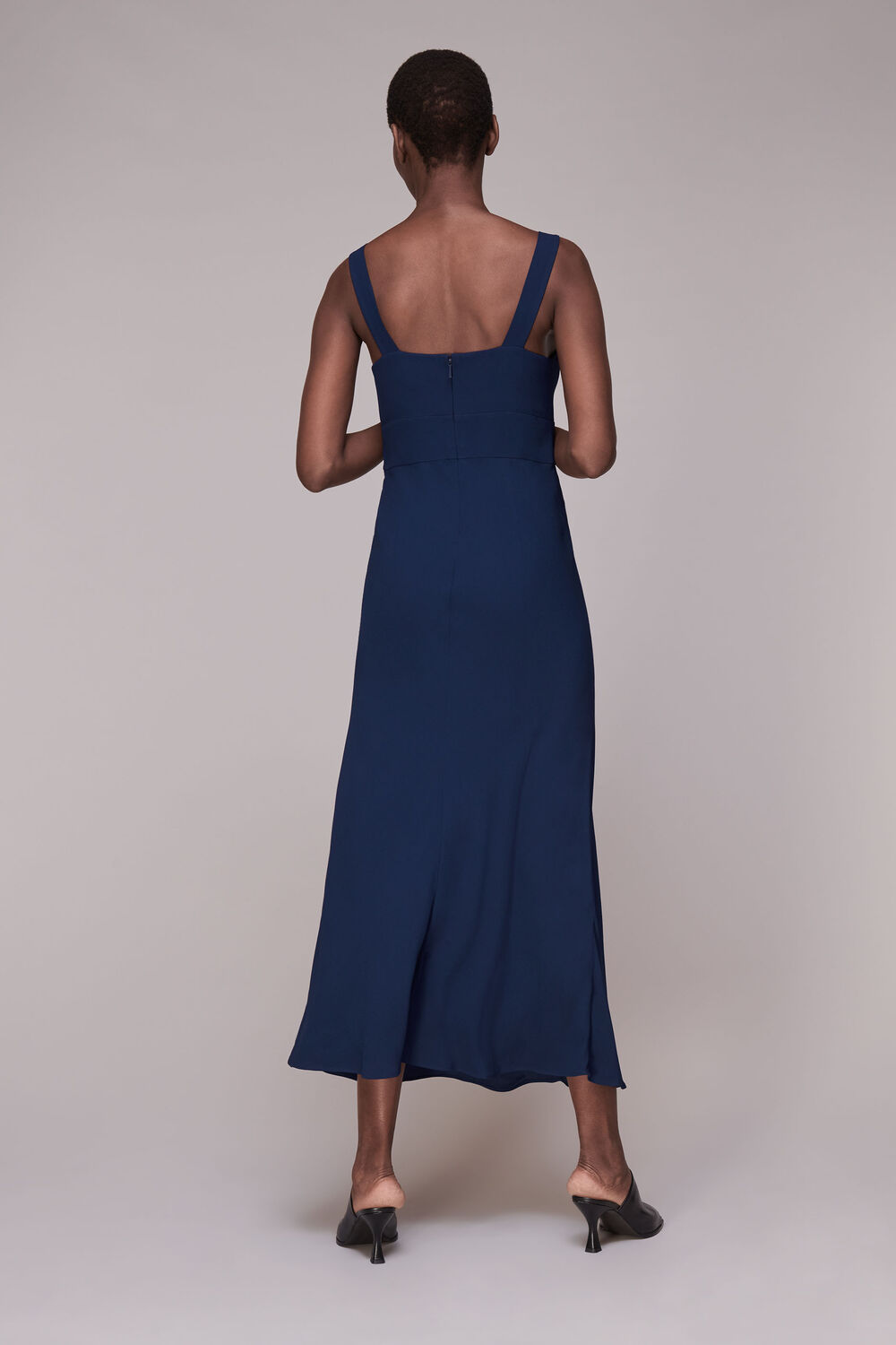 Rachael Sleeveless Dress Navy