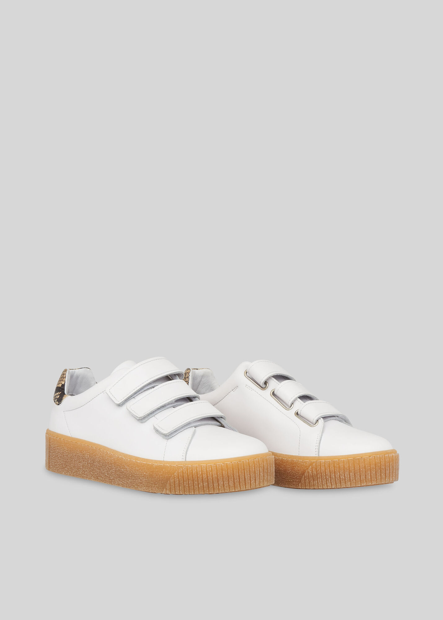 White/Multi Flax Snake Velcro Trainer WHISTLES