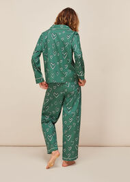 Heart Print Cotton Pyjama Set