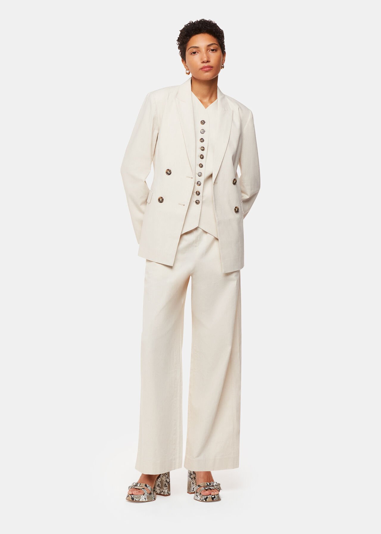 Lindsey Linen Blend Blazer