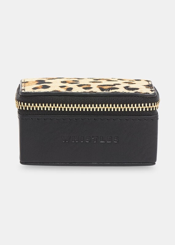 Leopard Print Dee Mini Jewellery Box