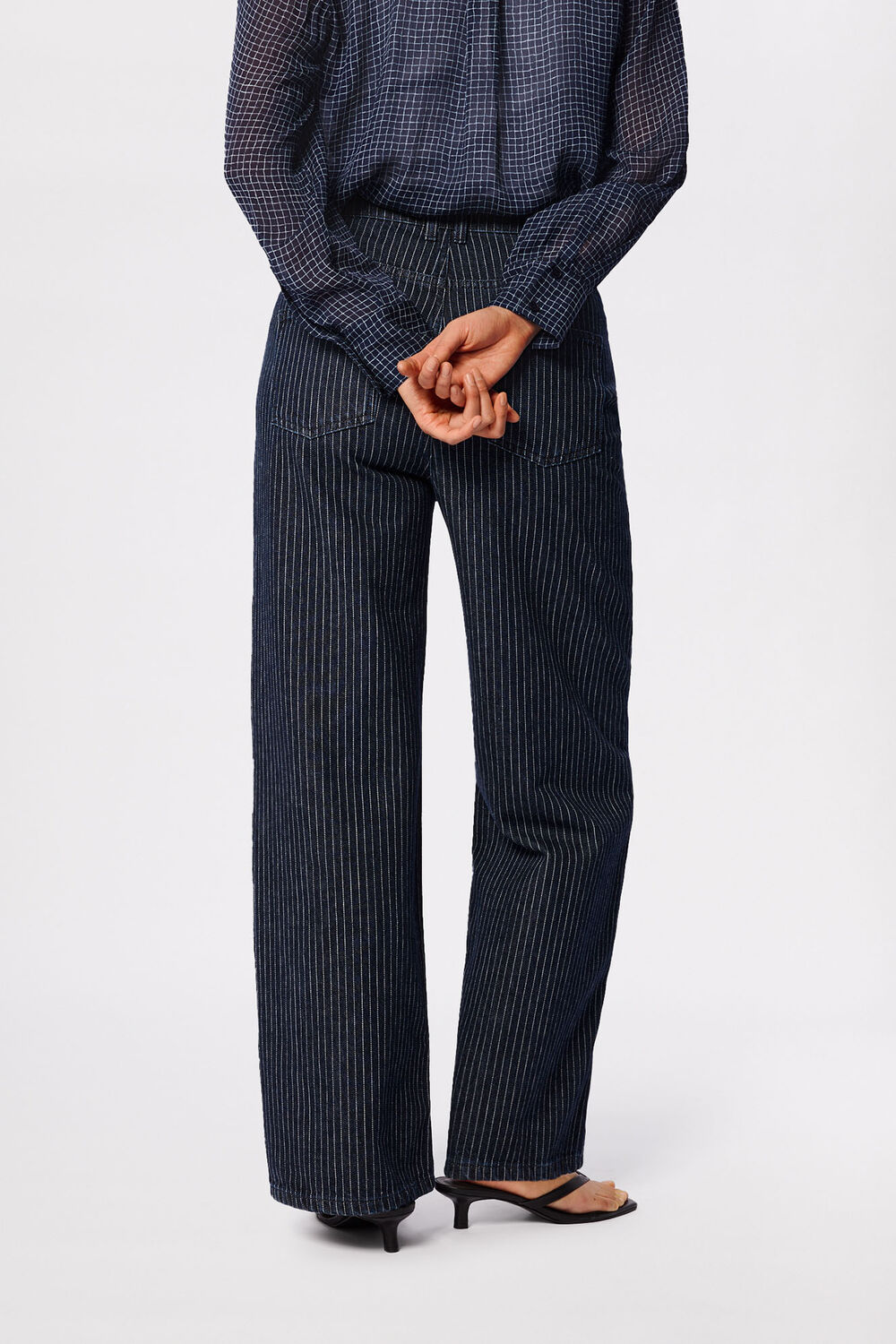Navy Authentic Stripe Jean