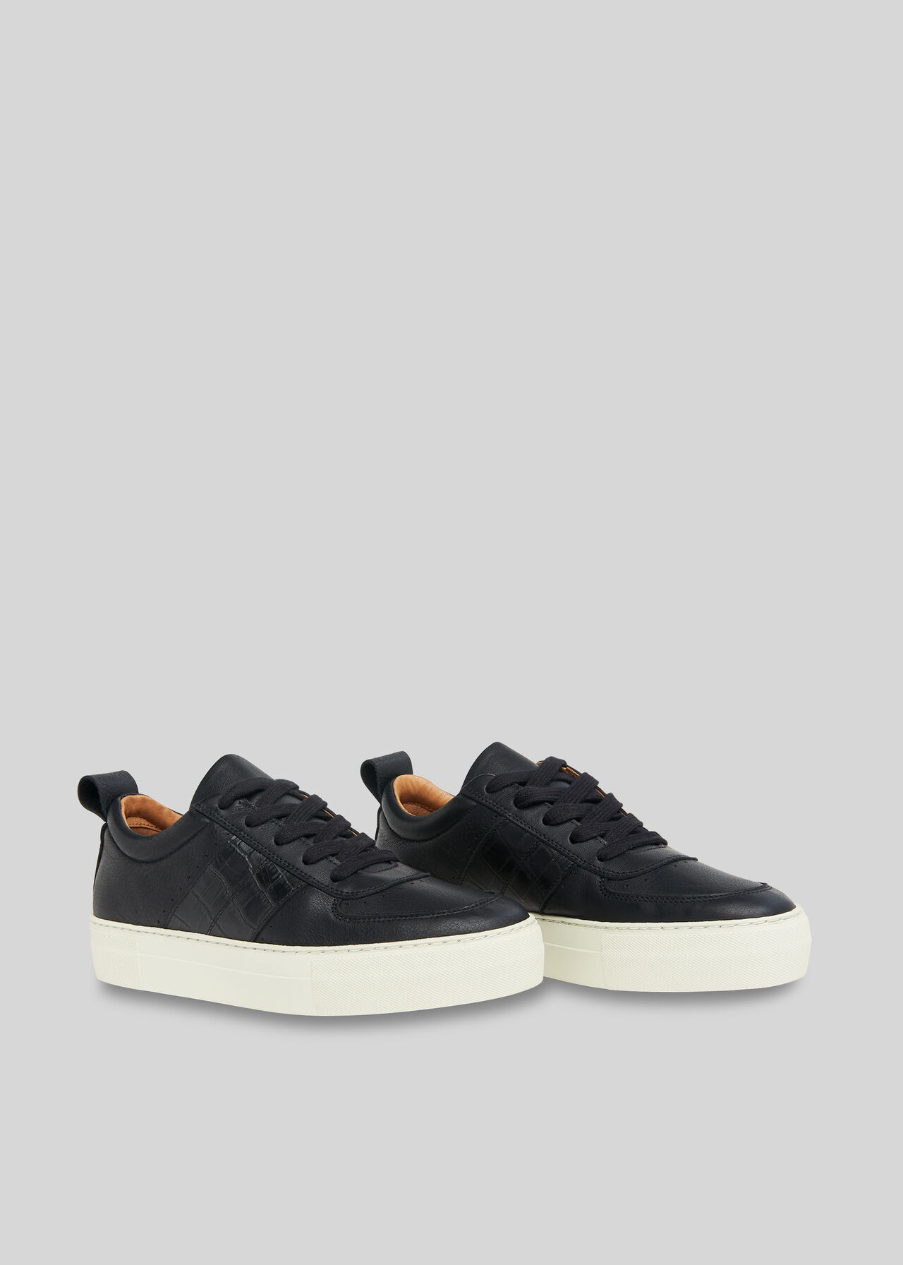 Anna Deep Sole Trainer Black