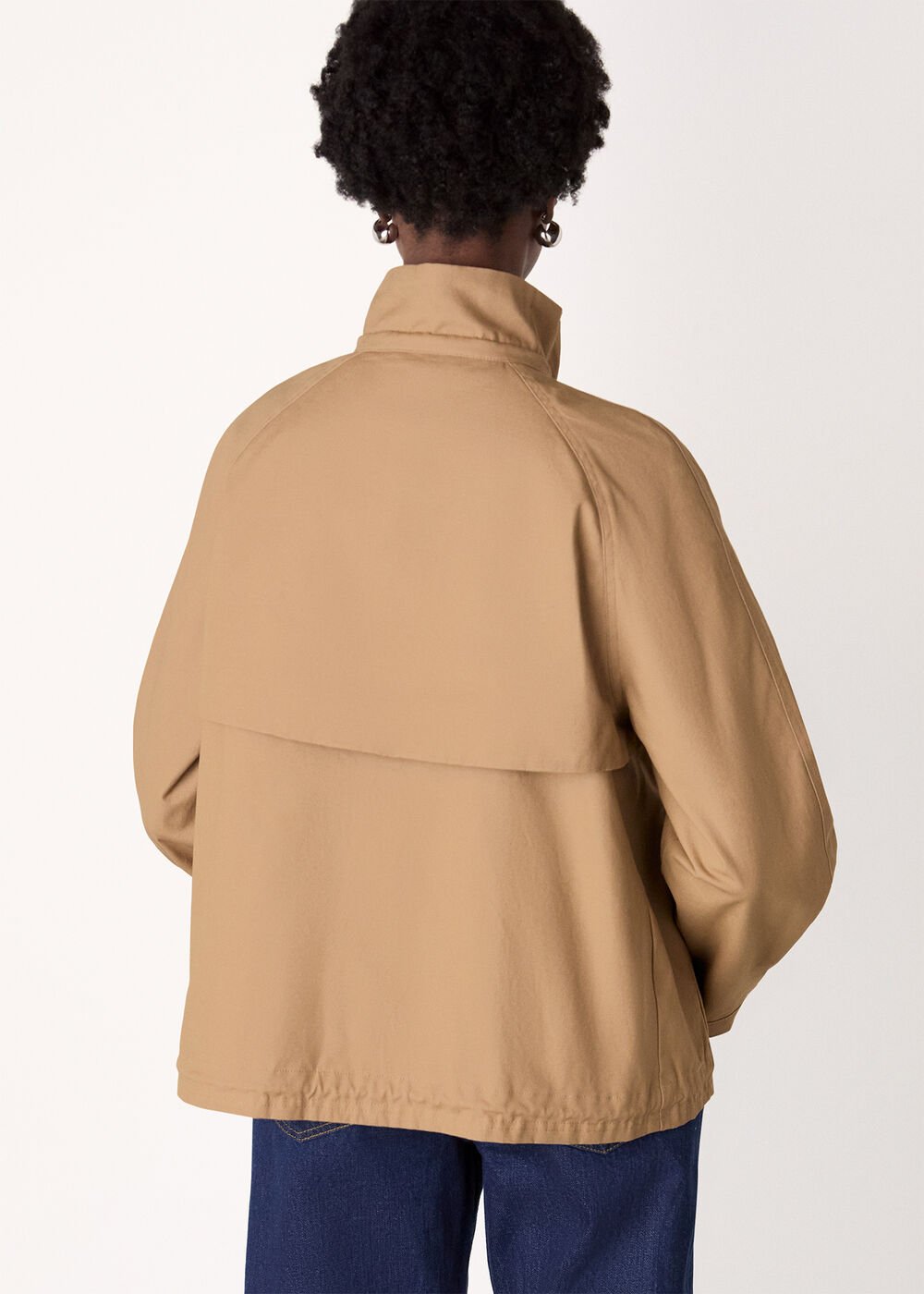 Funnel Neck Parka Jacket