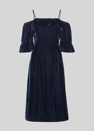Velvet Bardot Dress