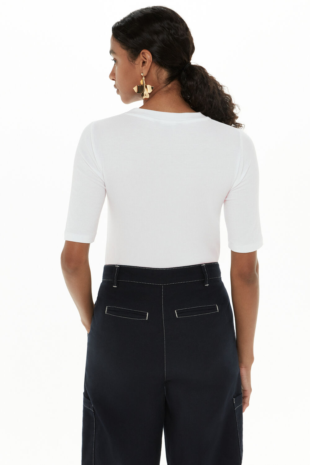 Essential Ribbed T-Shirt