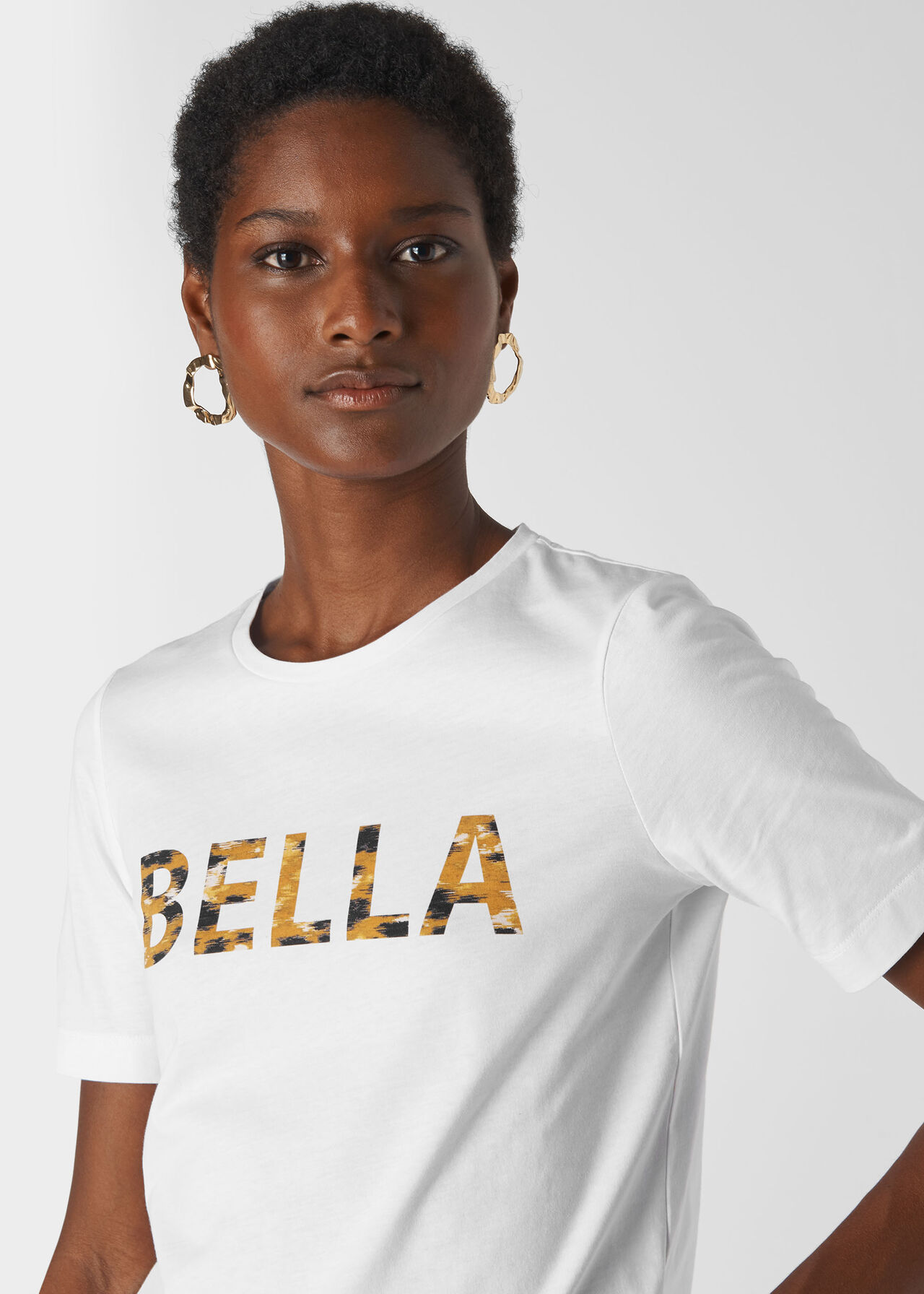 Bella Logo T- Shirt White
