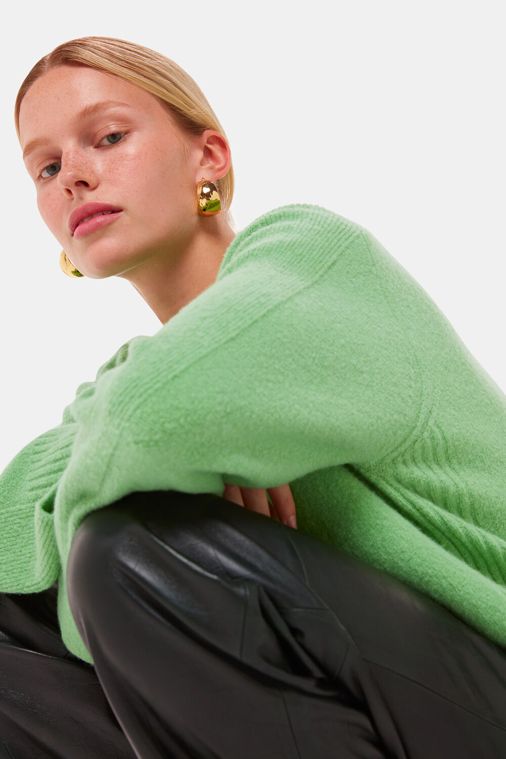 Alana Wool Mix Crew Neck