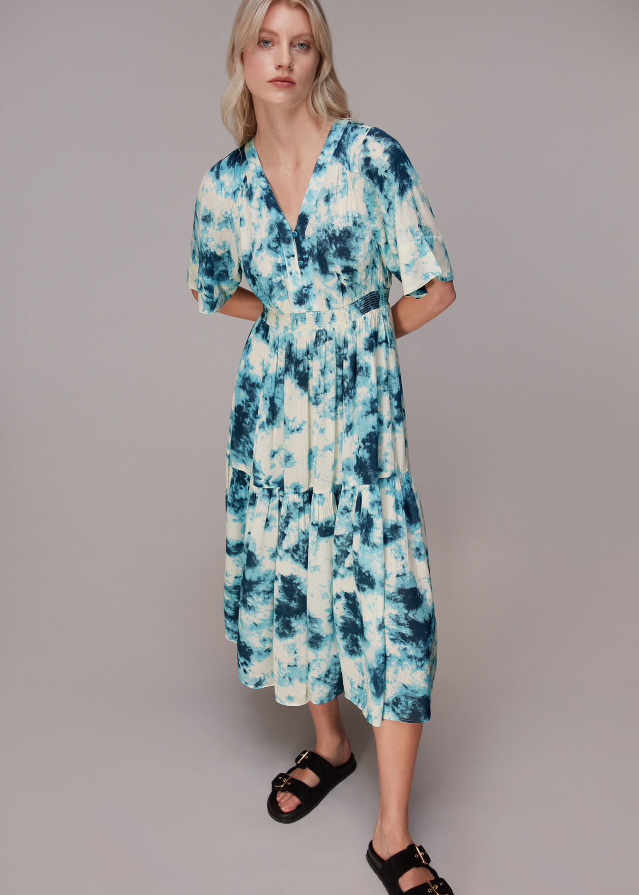 Bella Tie Dye Midi Dress