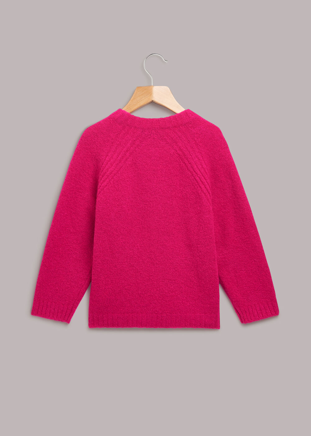 Textured Crew Neck Sweater