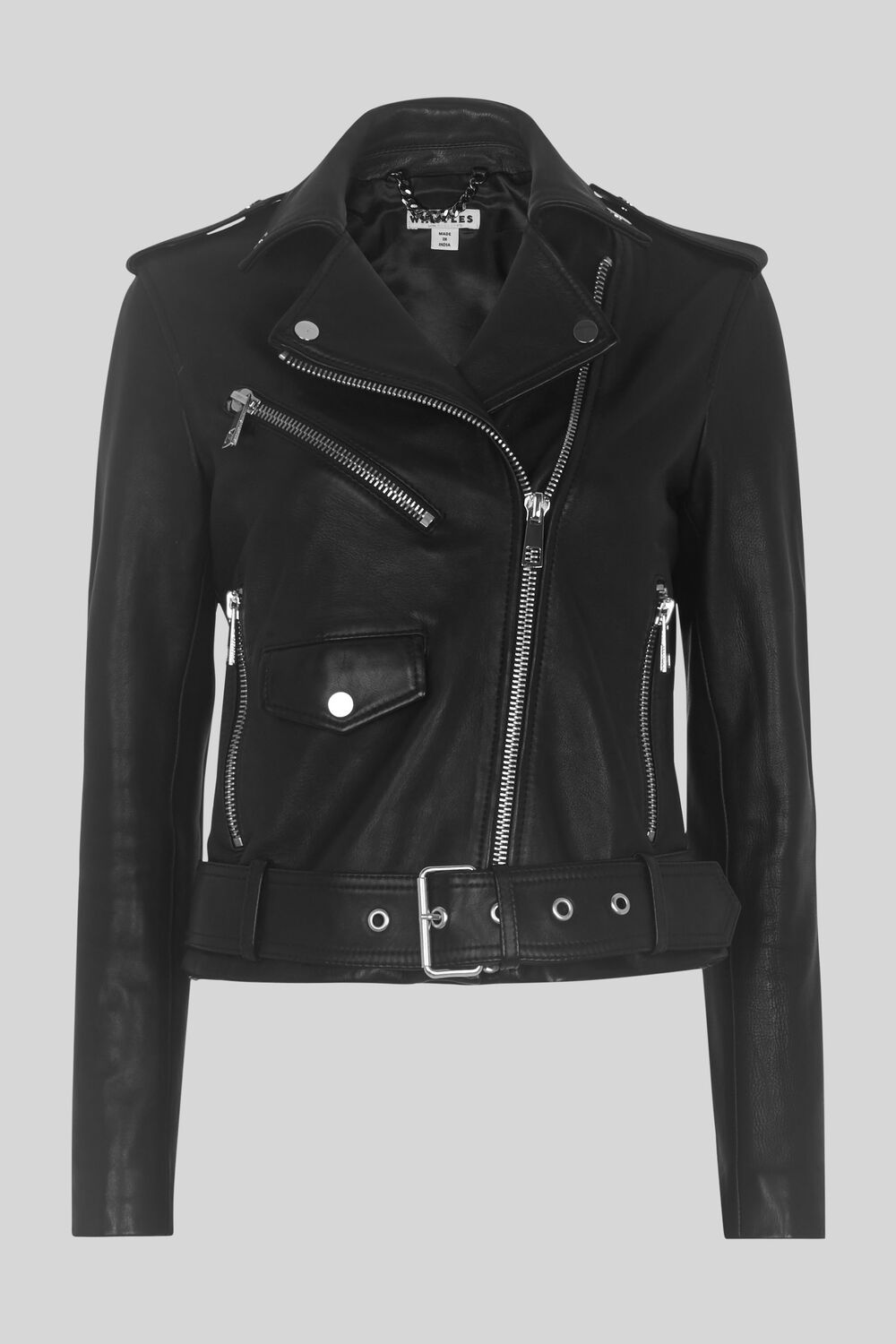 Belted Agnes Biker Black
