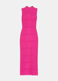 Maya Plisse Midi Dress