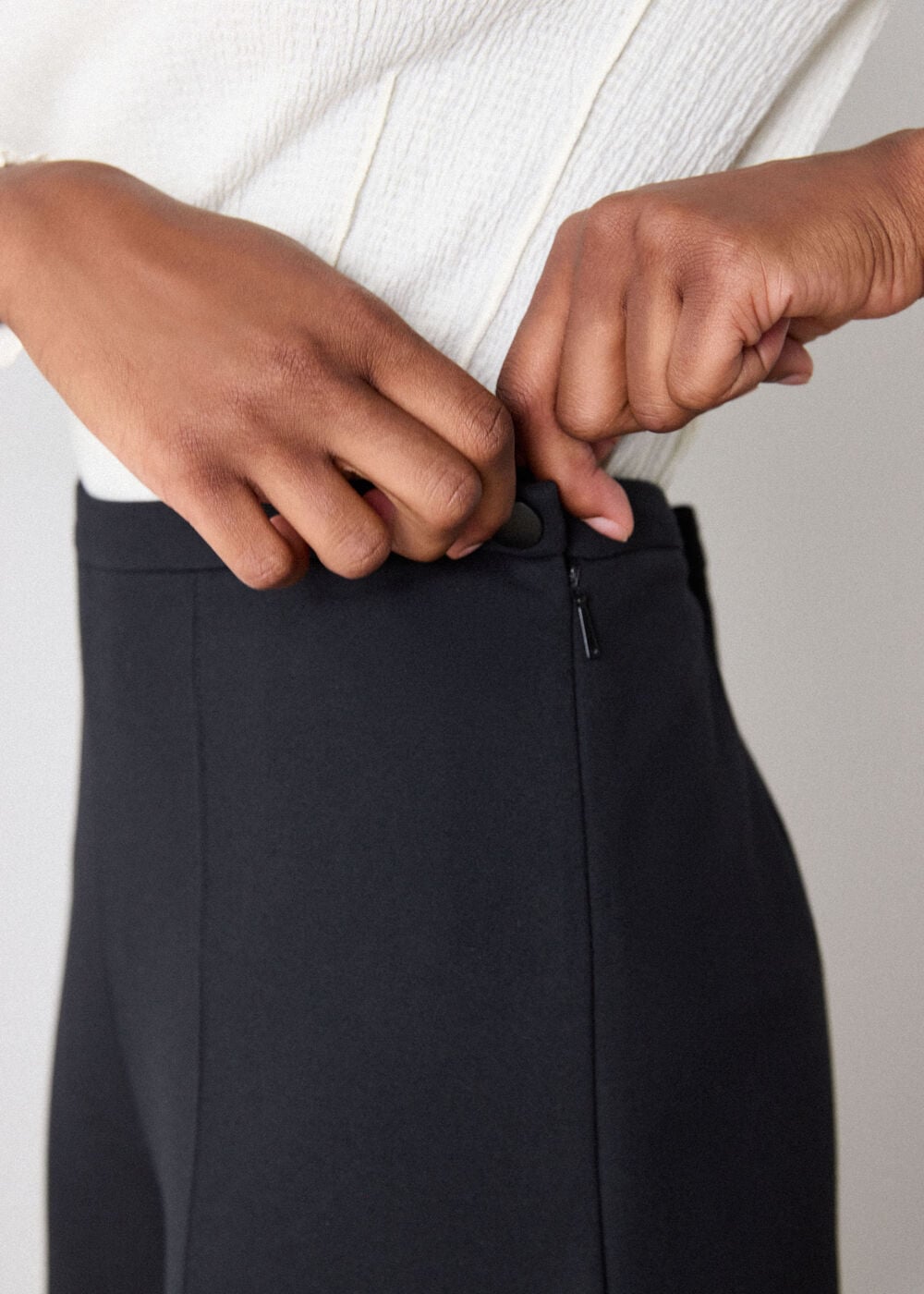 Ponte Wide Leg Trouser