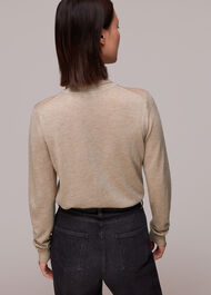 Sparkle Polo Neck Knit