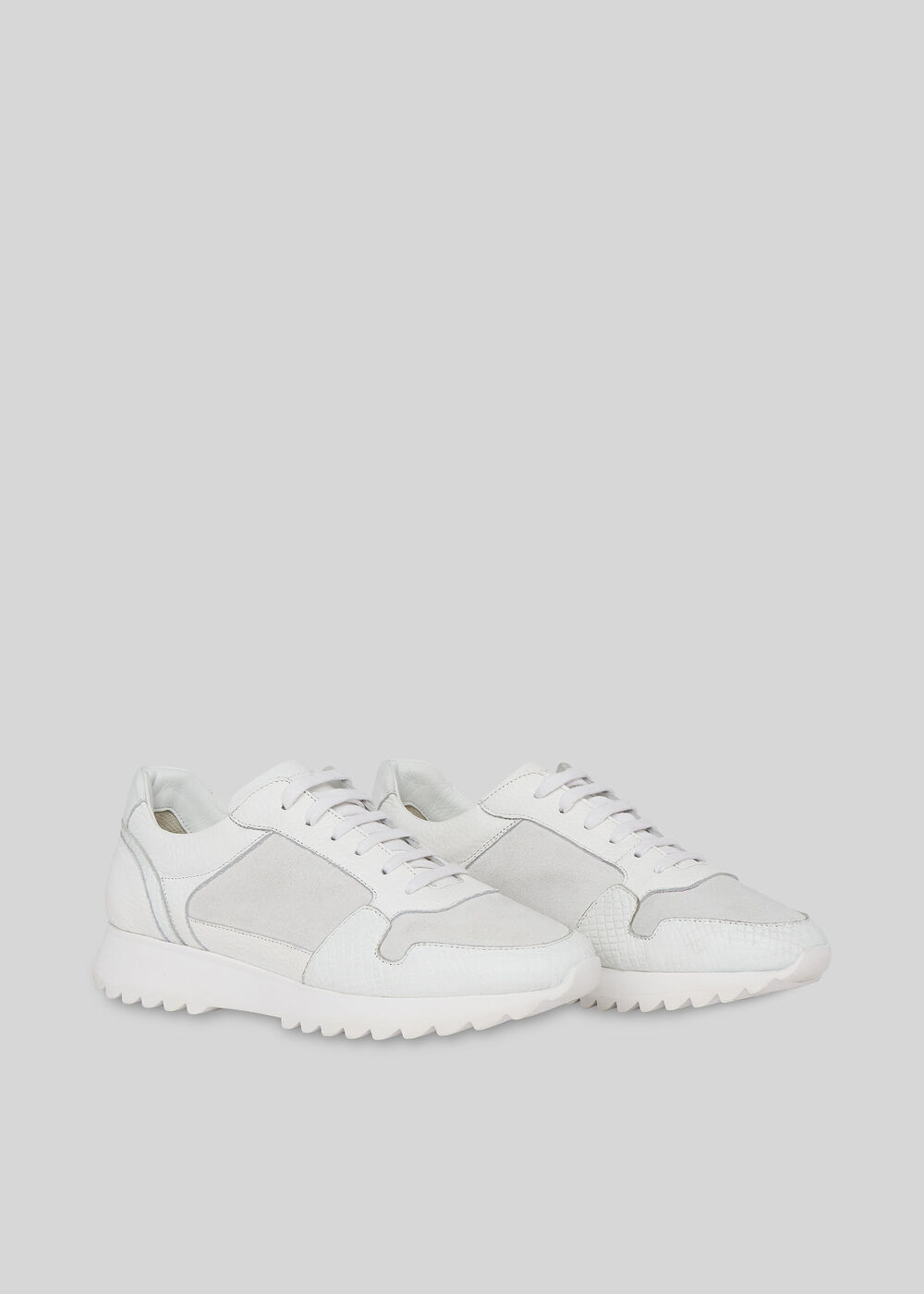 Broadwick Lace Up Trainer White