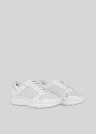 Broadwick Lace Up Trainer White