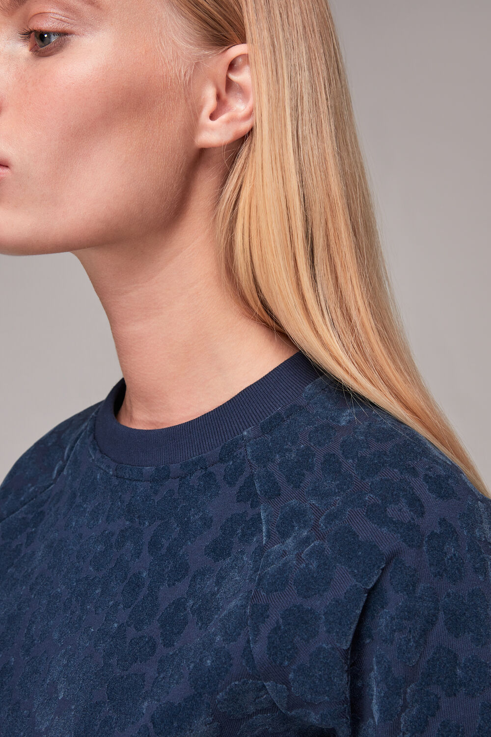 Smudge Animal Flocked Sweat