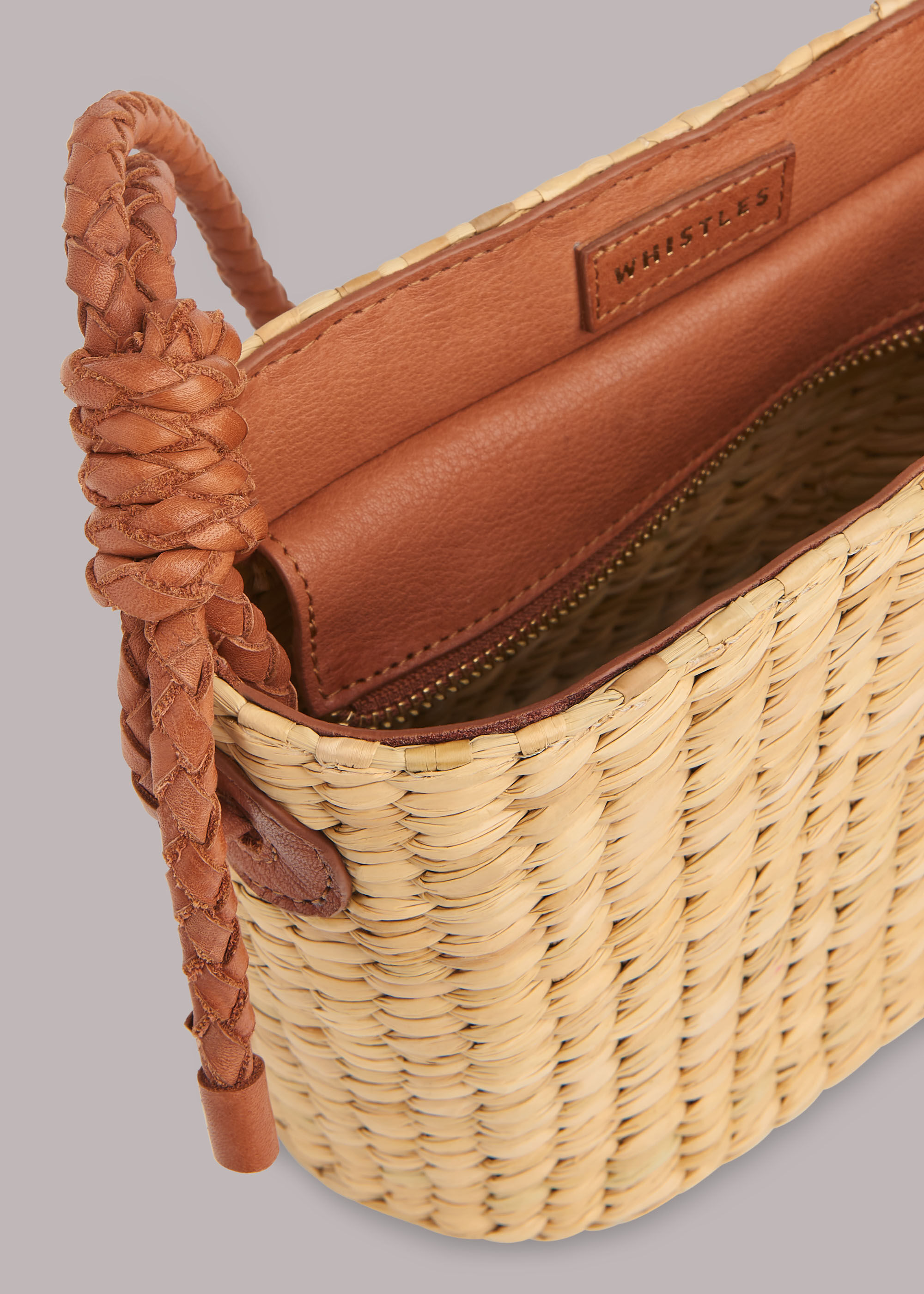 Whistles straw bag outlet