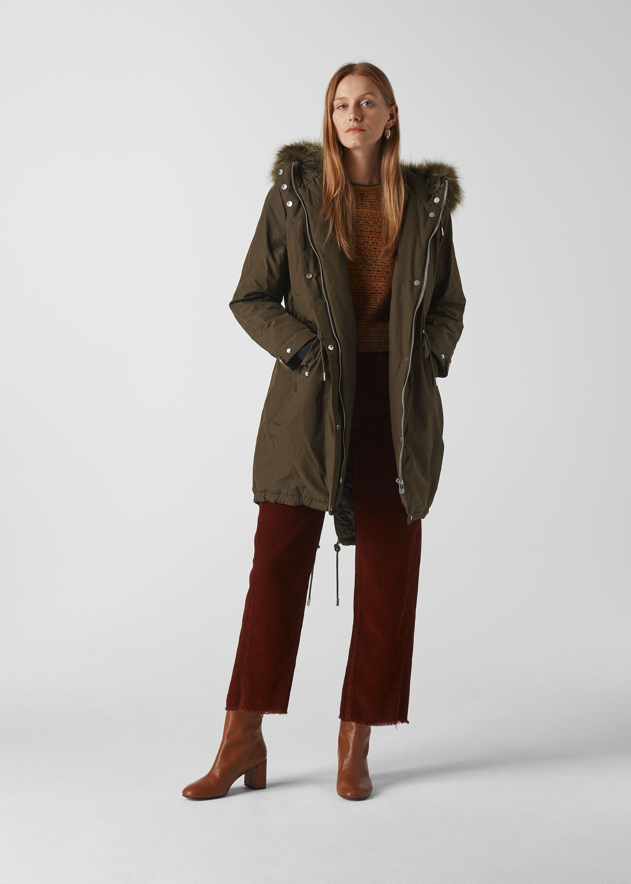 Cleo Casual Parka Whistles Whistles