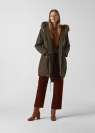 Cleo Casual Parka Whistles Whistles