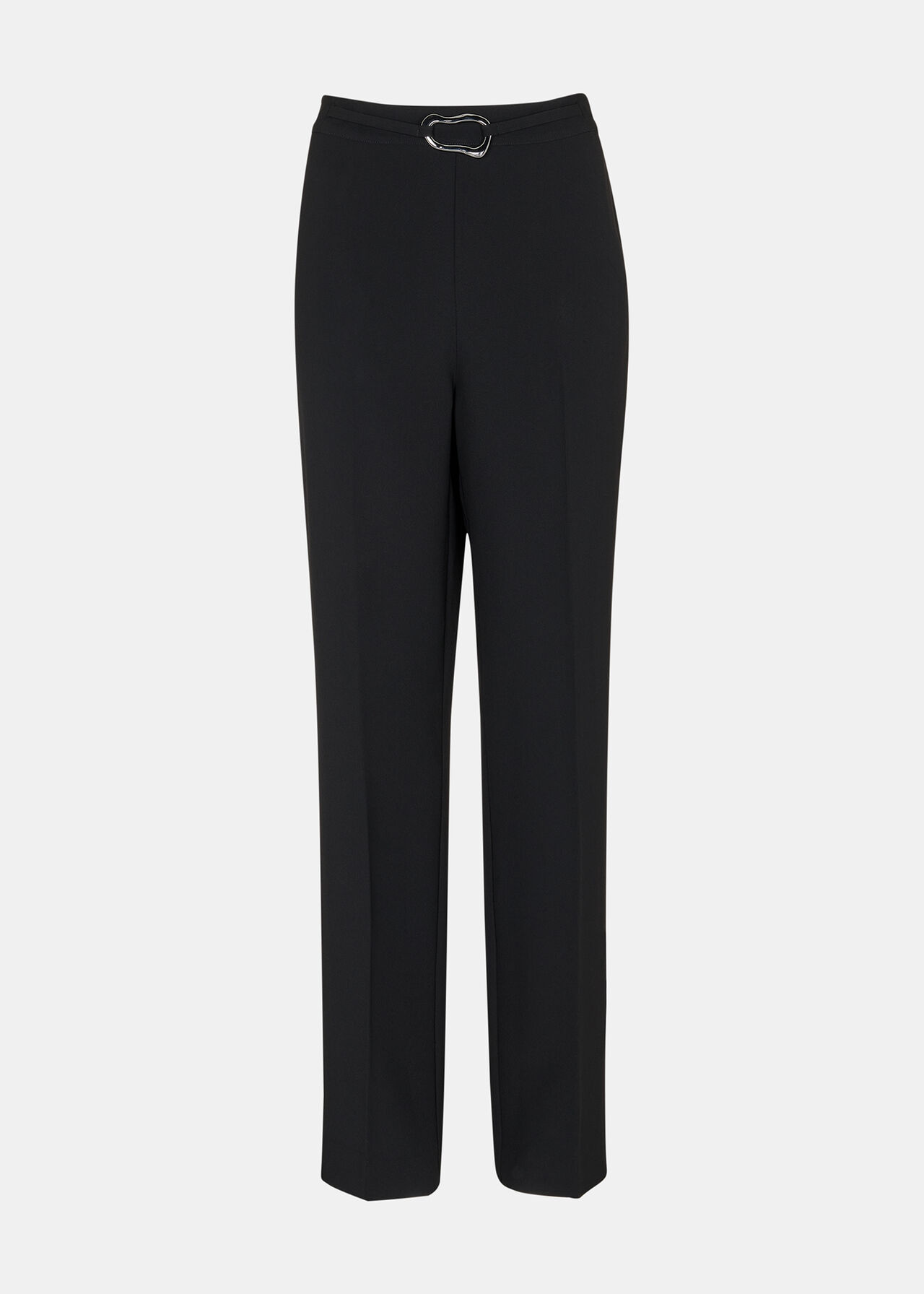 Corinna Belted Crepe Trouser
