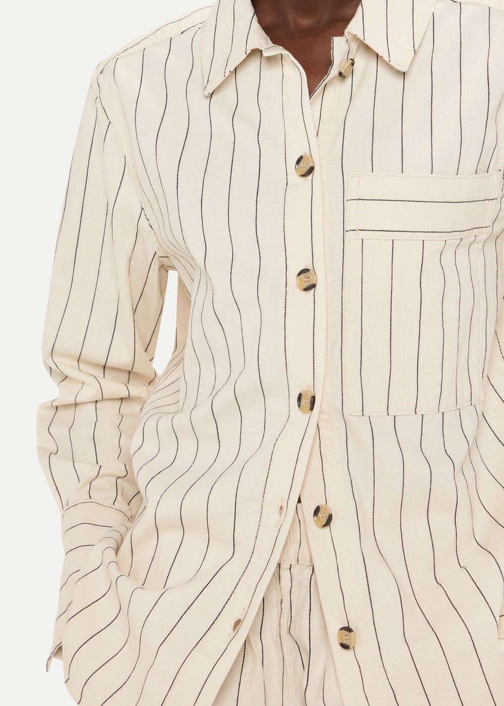 Kwammie Striped Overshirt