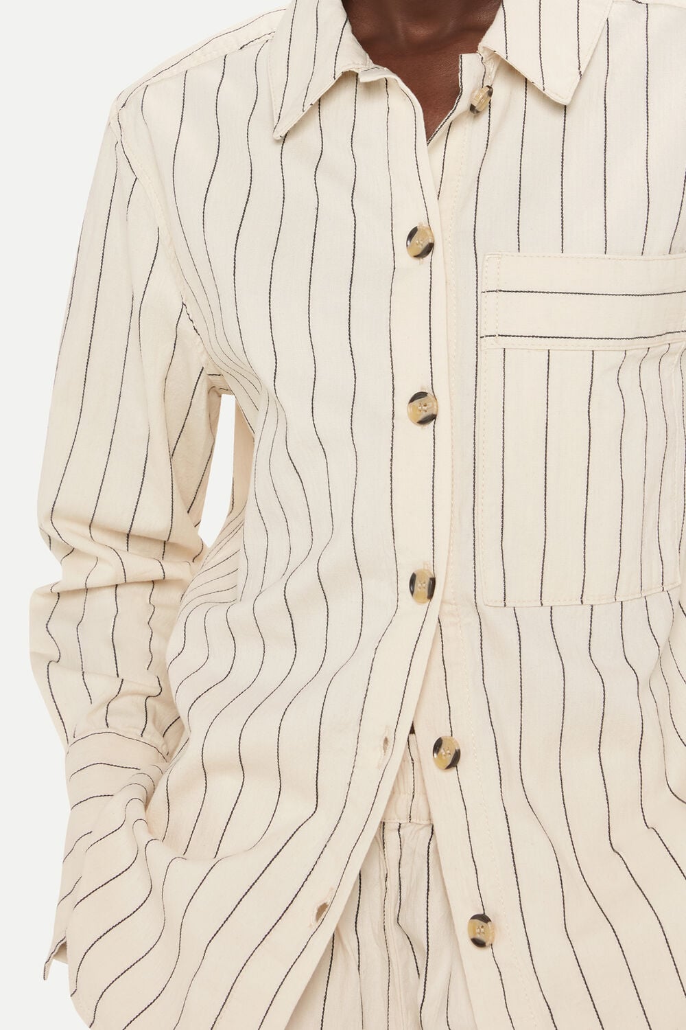 Kwammie Striped Overshirt