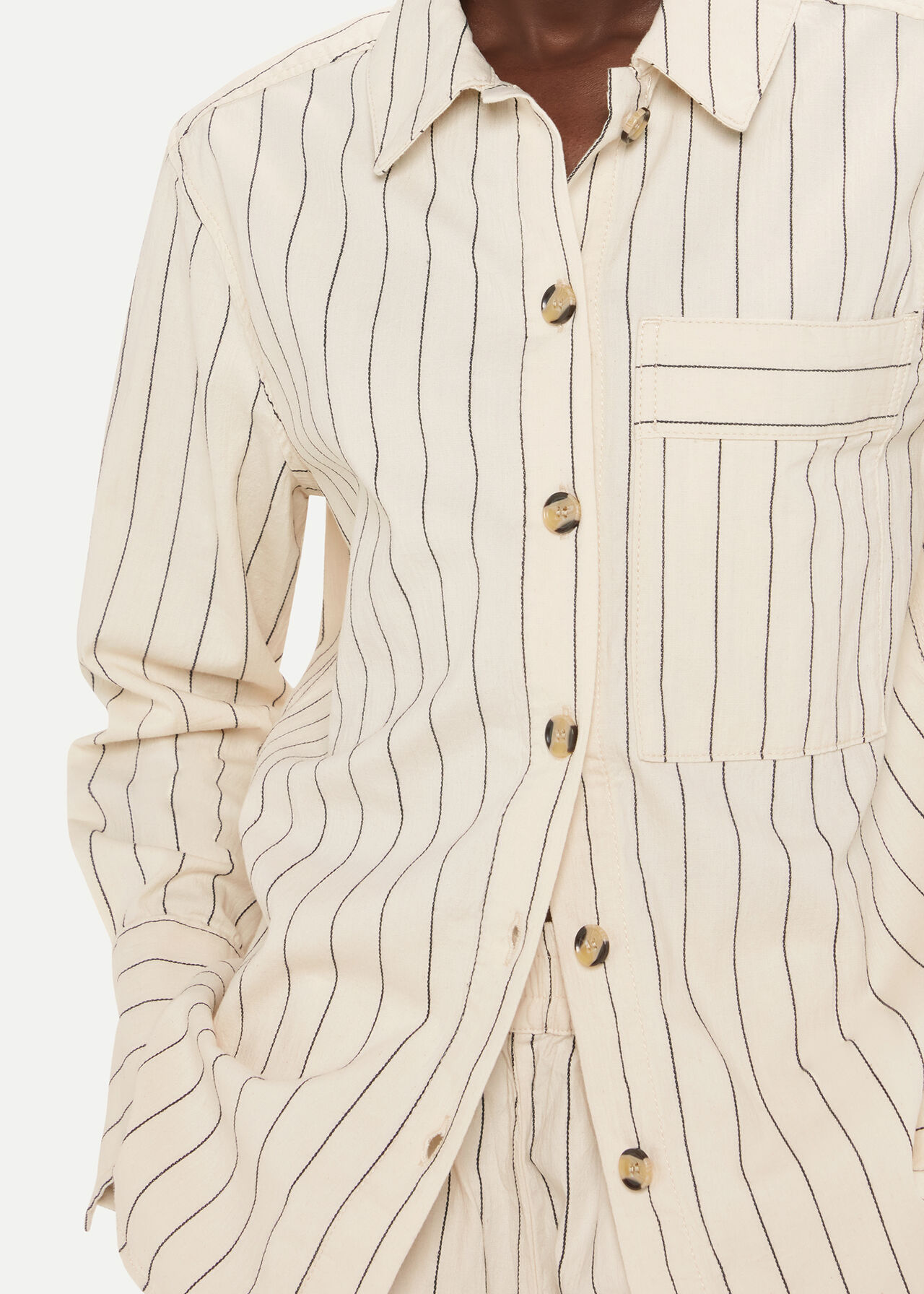 Kwammie Striped Overshirt