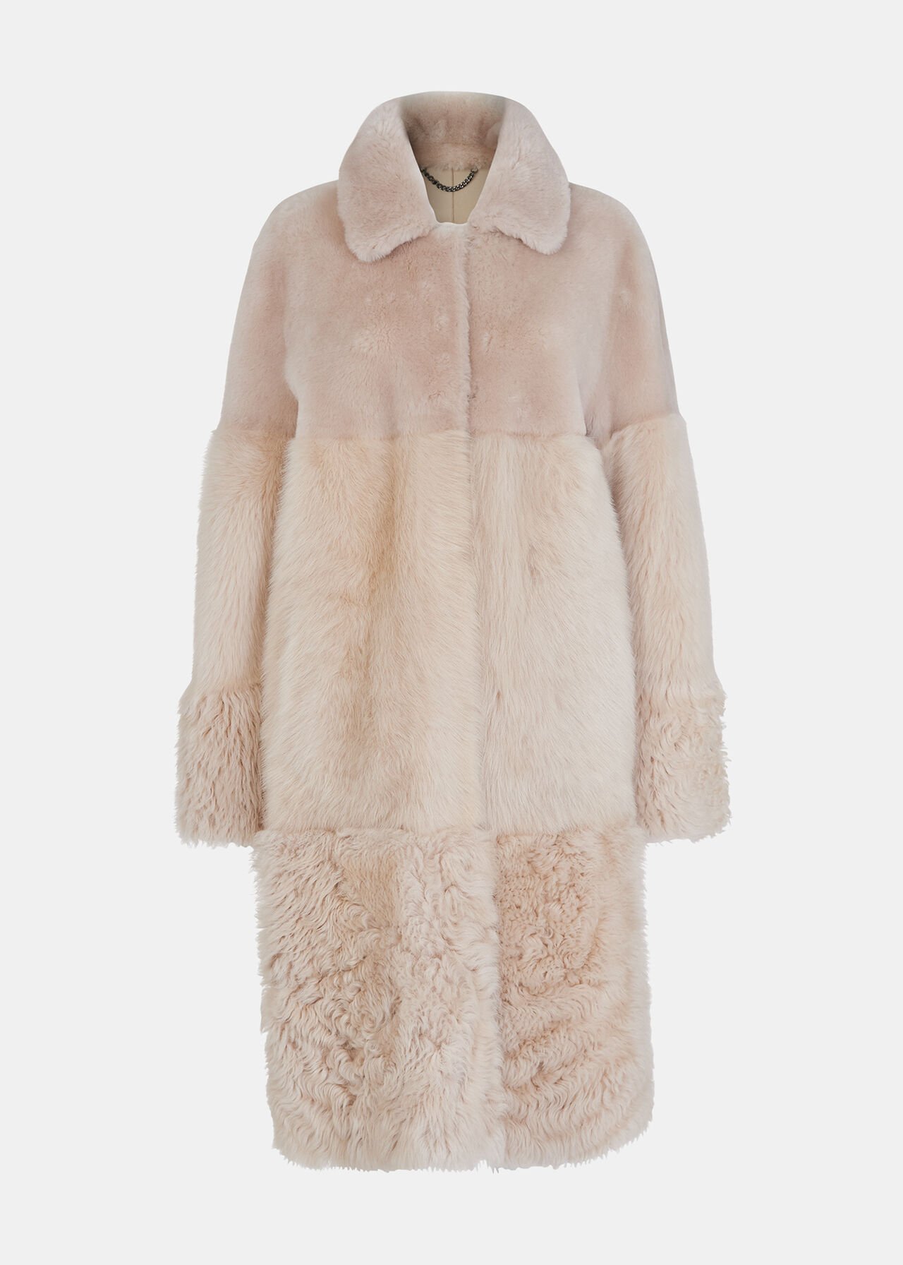 Cossma Shearling Longline Coat