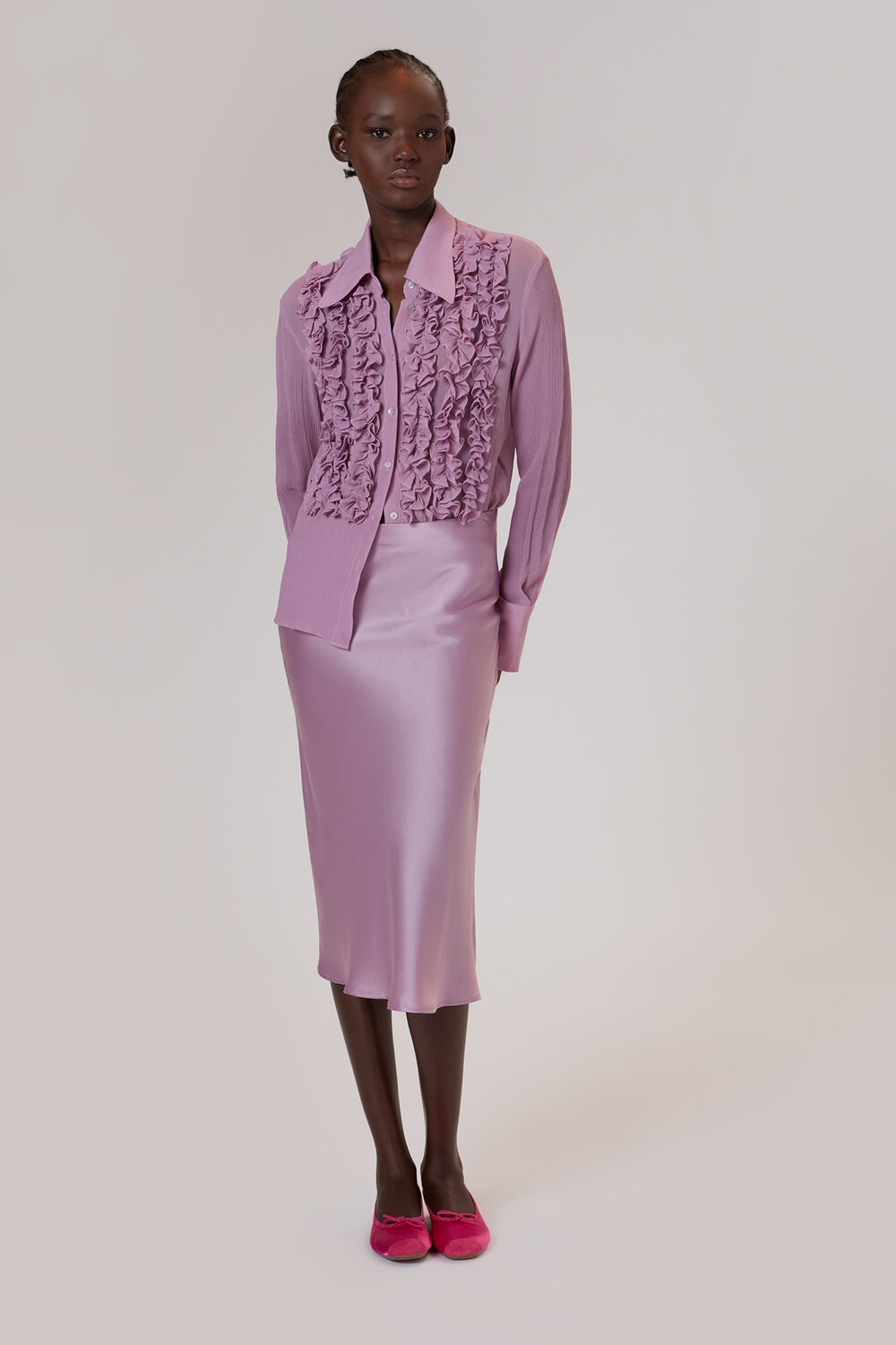 Whistles X Hai Ruffle Blouse