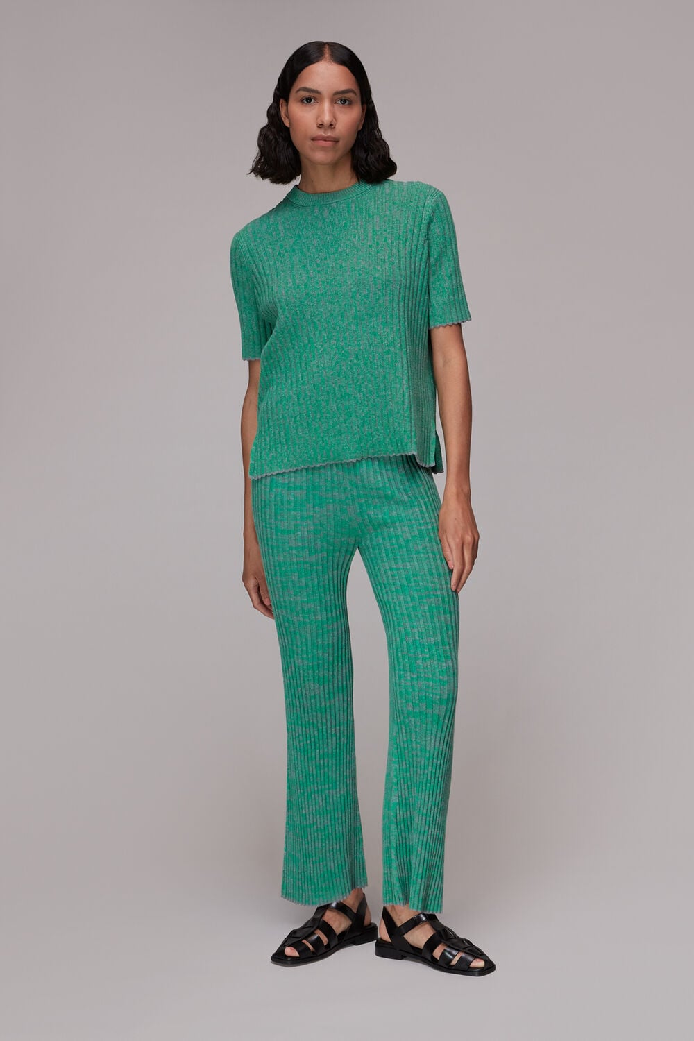 Wynn Flecked Knitted TShirt