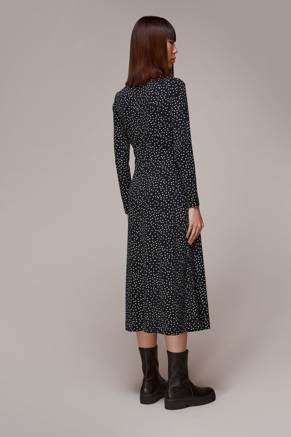 Rumi Spot Jersey Dress