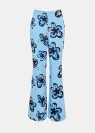 Hazy Floral Velvet Trousers