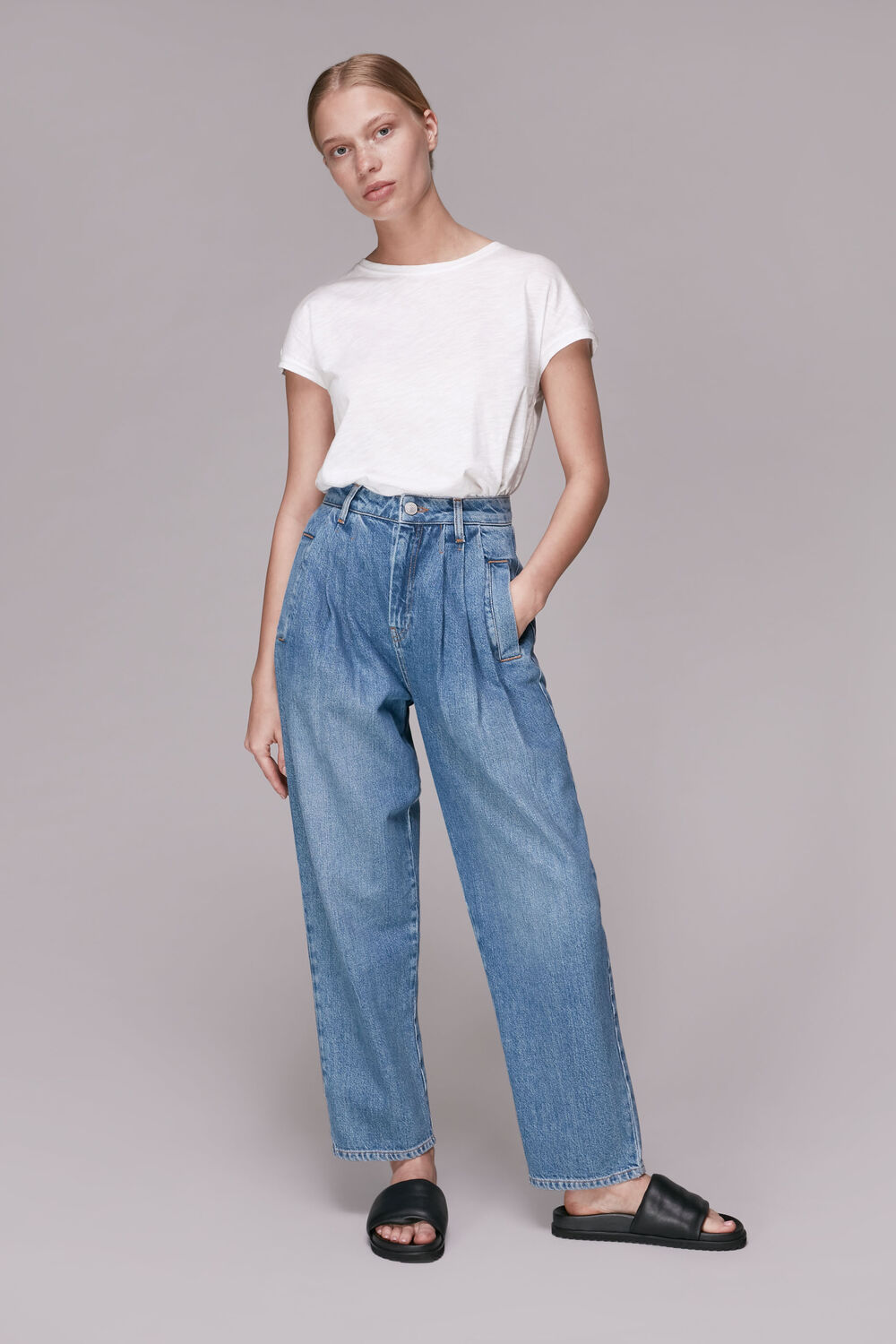 Authentic Pleat Front Jean