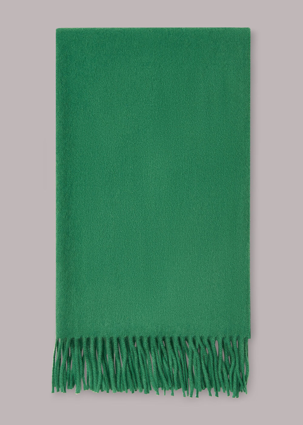 Fringed Wool Scarf