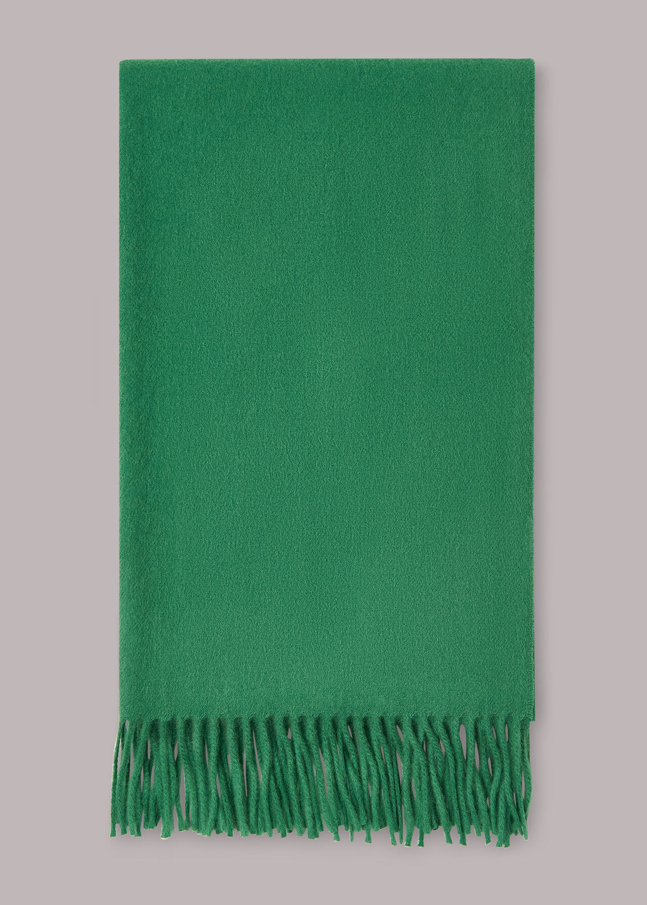 Fringed Wool Scarf