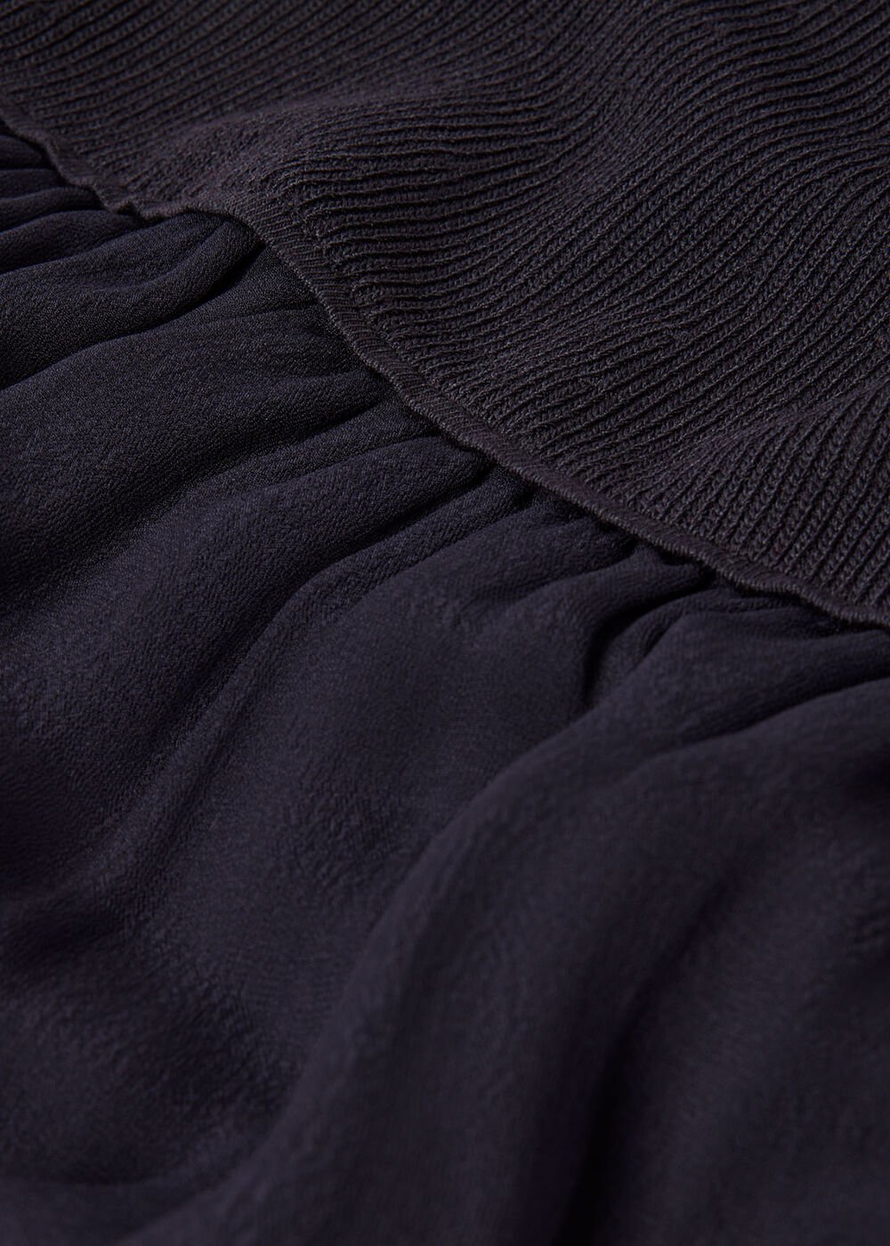 Knitted 2in1 Bubble Hem Dress