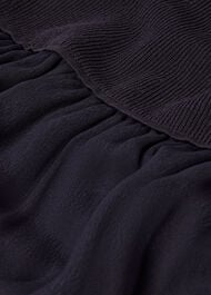 Knitted 2in1 Bubble Hem Dress