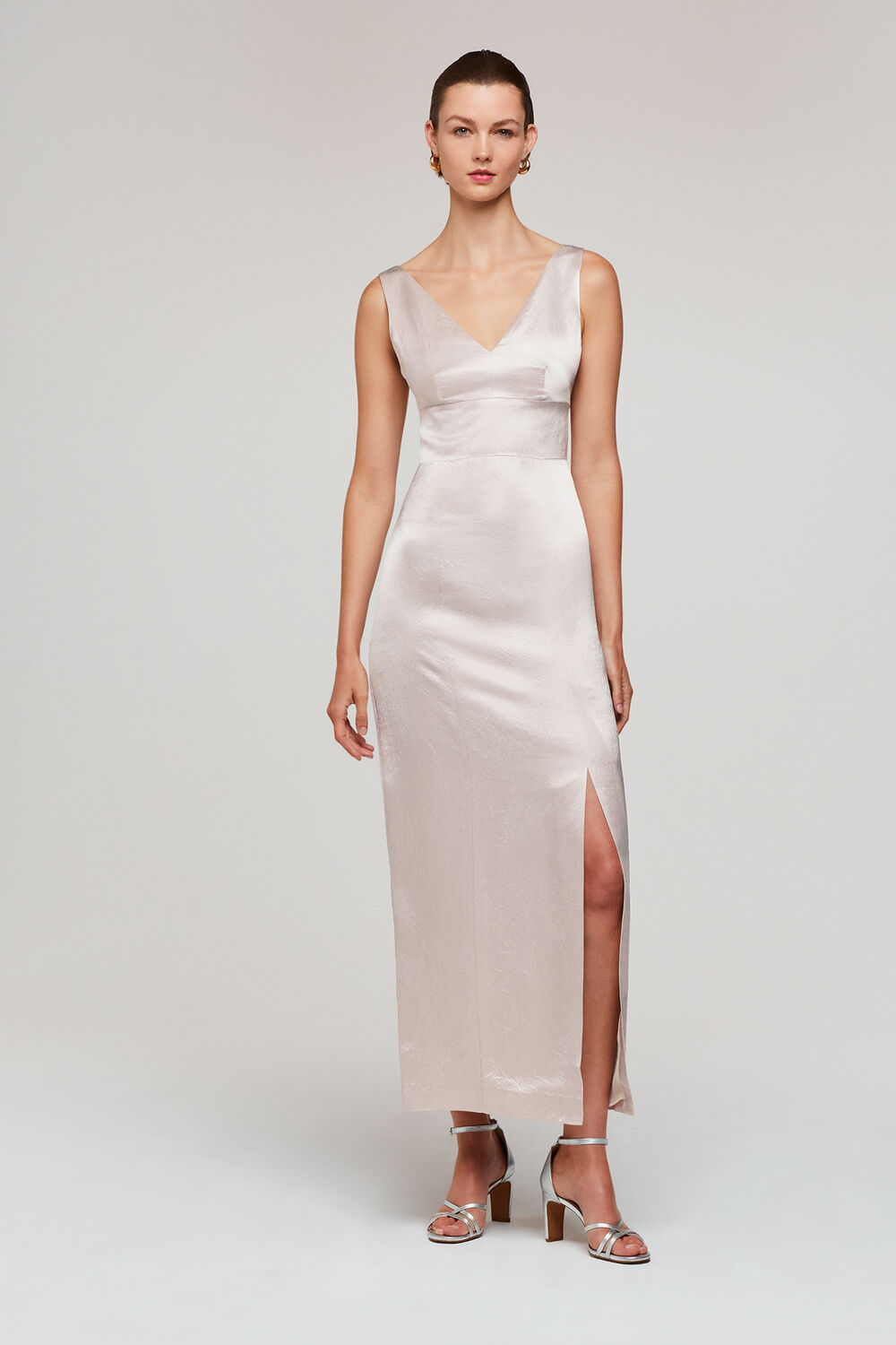 Charlotte Satin Maxi Dress