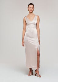 Charlotte Satin Maxi Dress