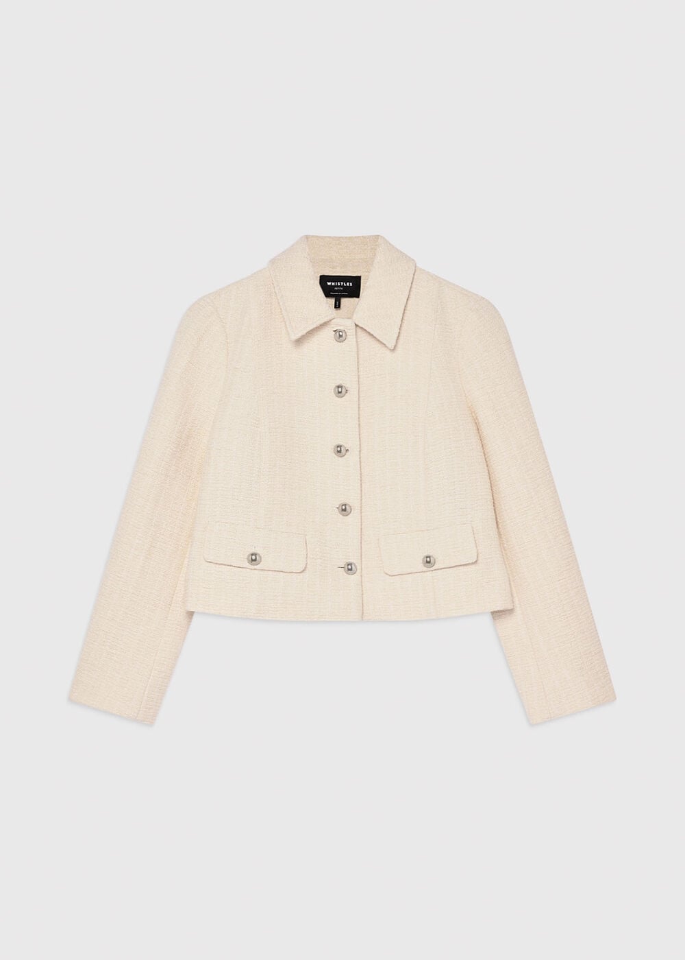 Petite Cropped Boucle Jacket