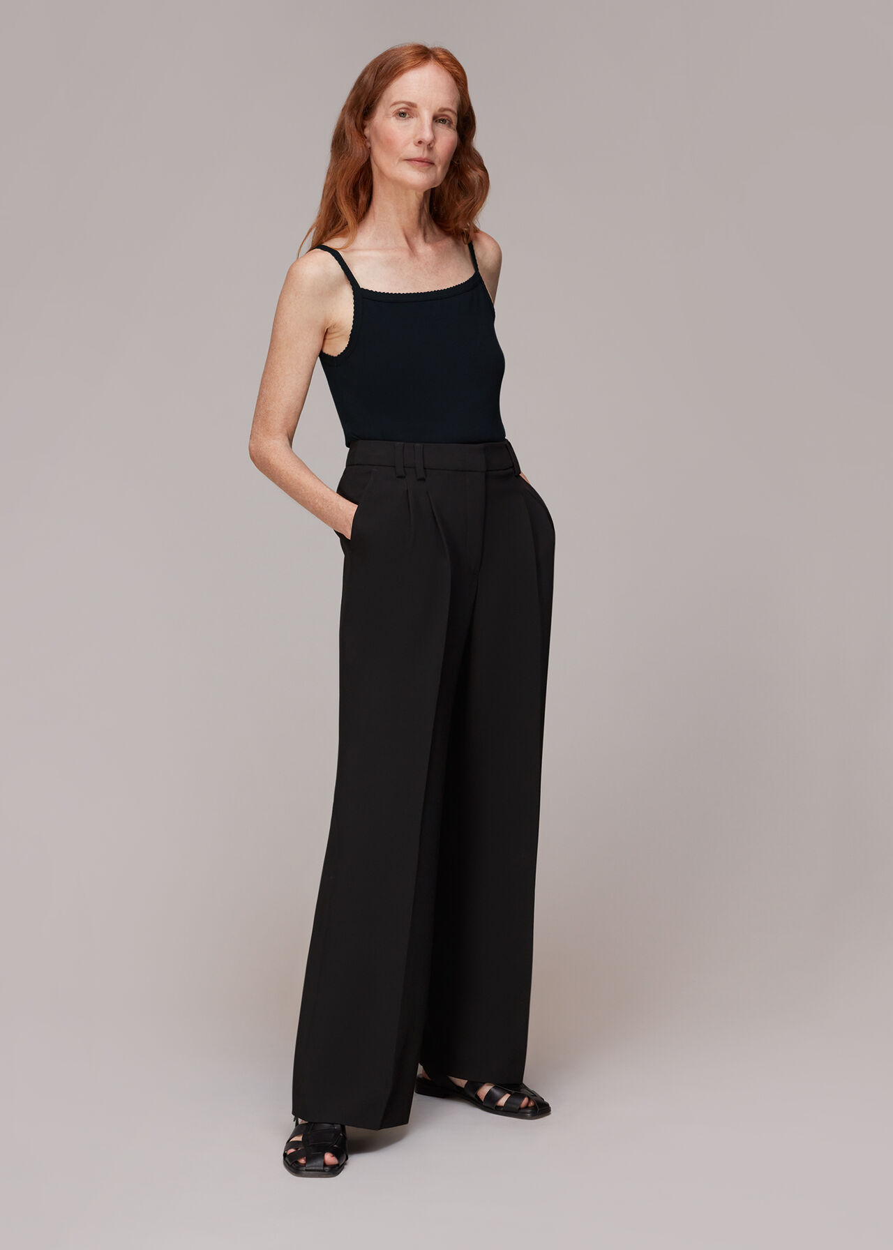 Scalloped Edge Rib Vest